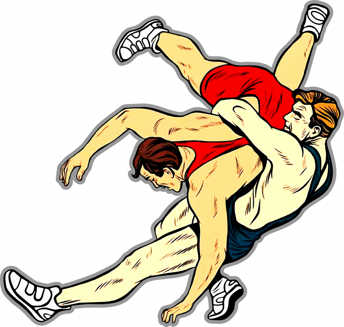 Греко Римская борьба вектор