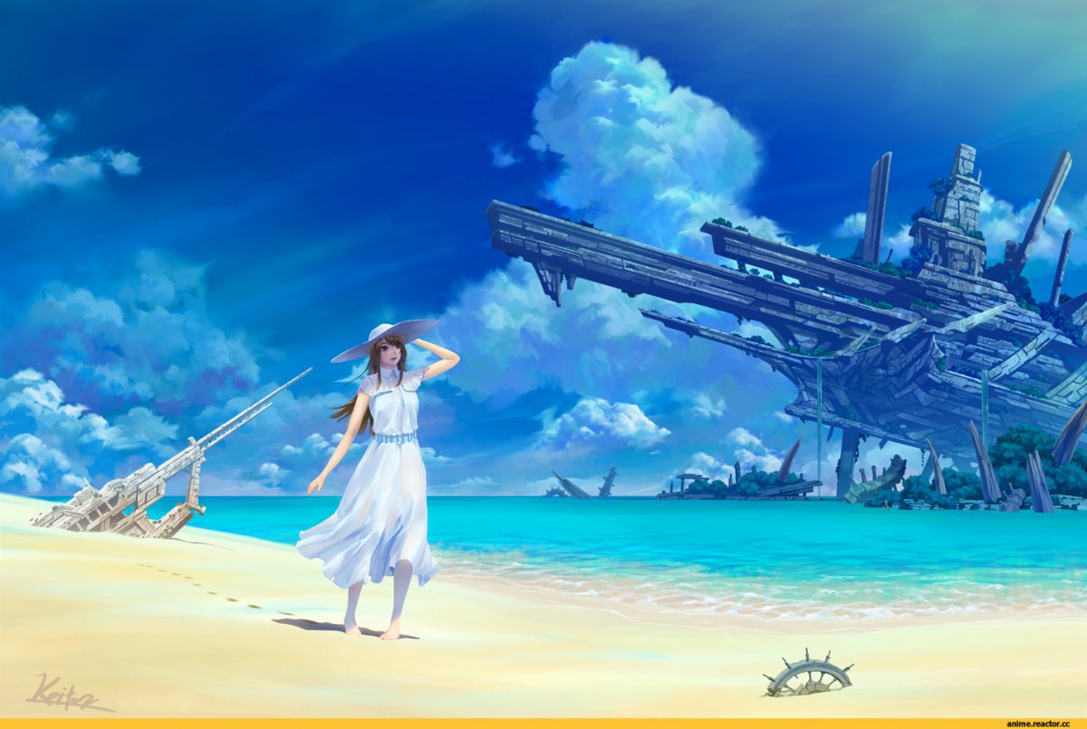 Море аниме арт