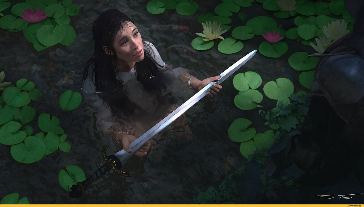 Меч короля Артура Владычица озера