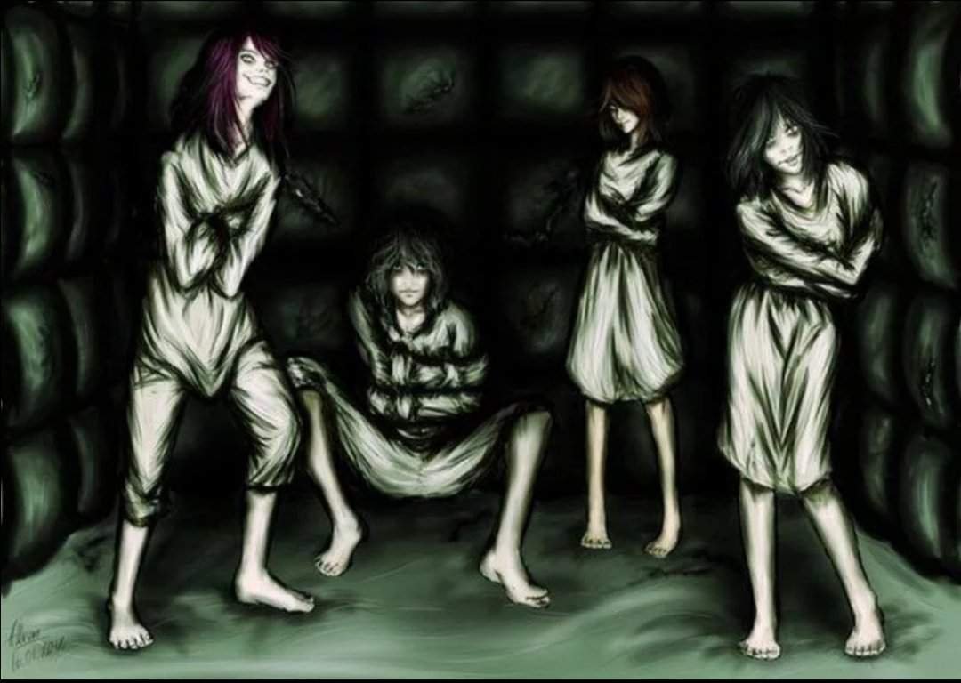 Джефф убийца в смирительной рубашке