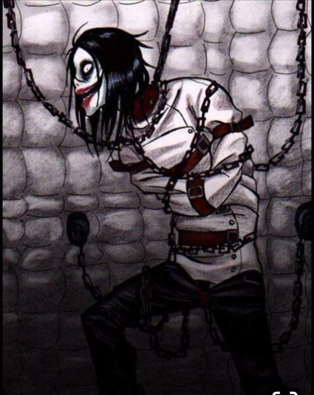 Джефф убийца в смирительной рубашке