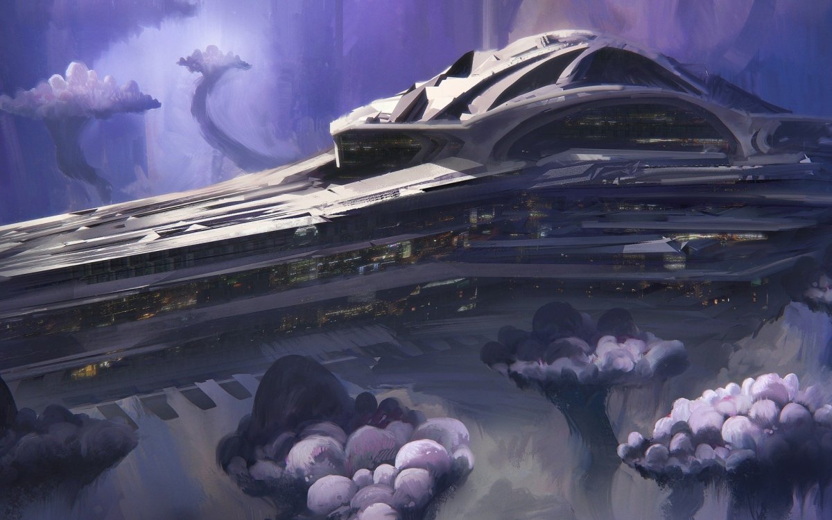 Гигантские инопланетные корабли