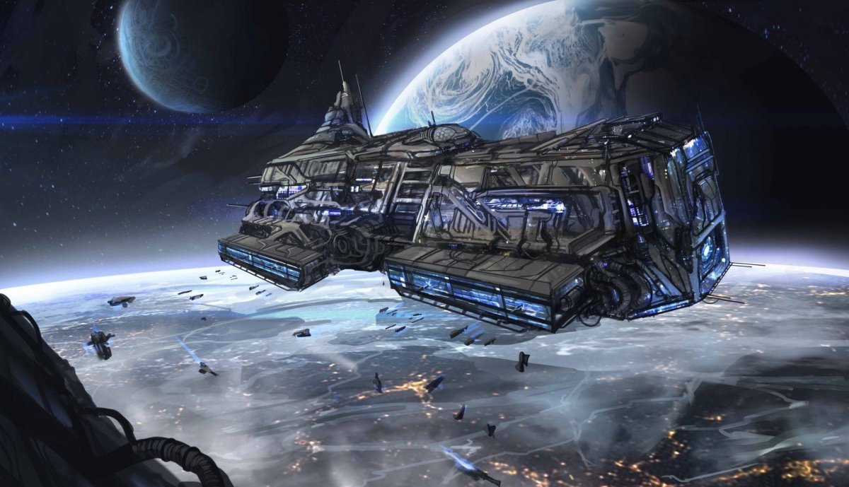 Космический корабль арт