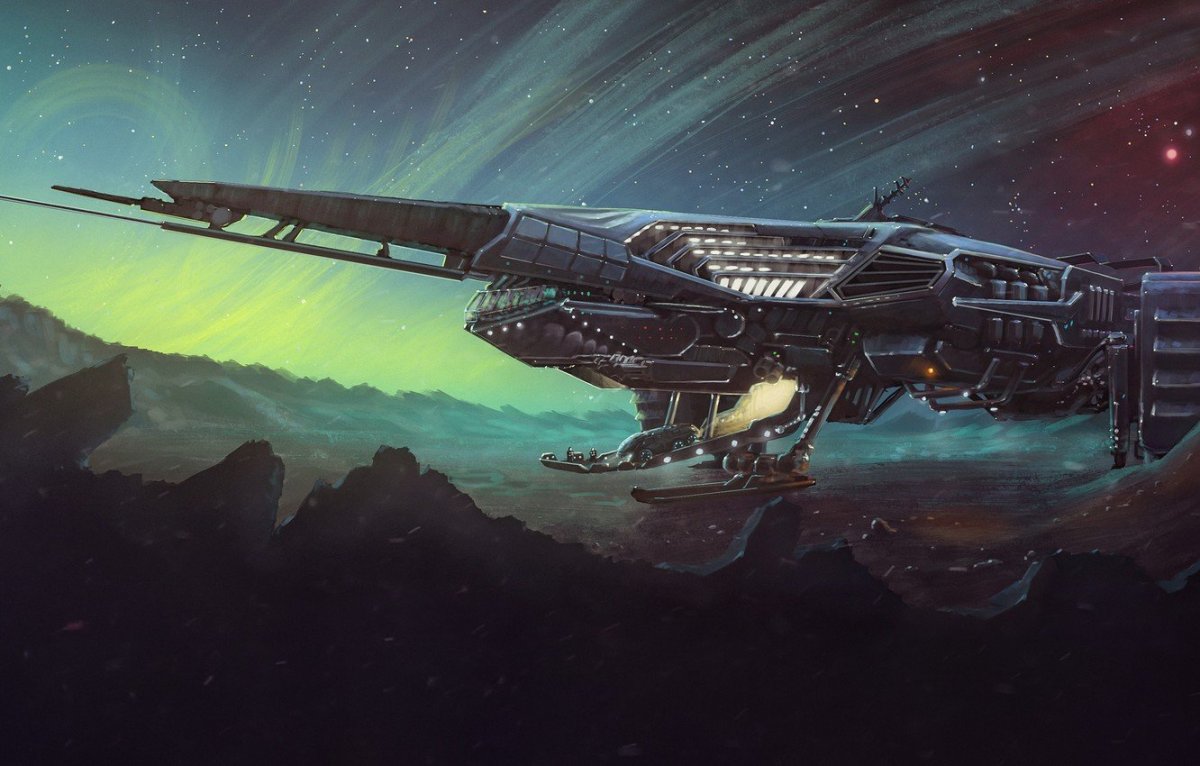 Космический корабль арт