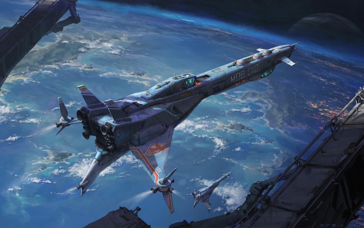 Фантастика космические корабли звездолеты Art