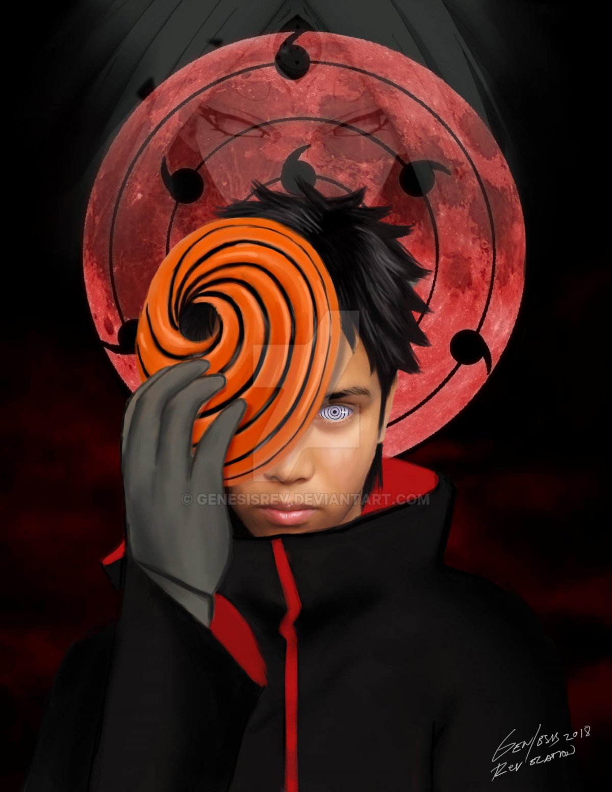 Обито в маске Тоби