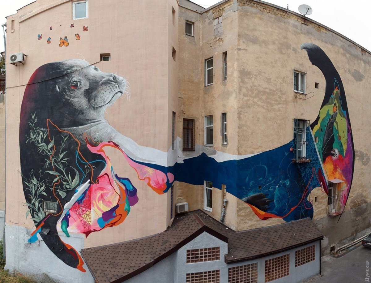 Муралы в стрит арте