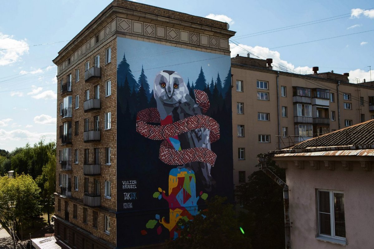 Муралы - искусство стрит арт