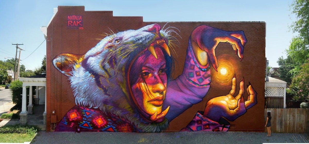 Картины уличных художников