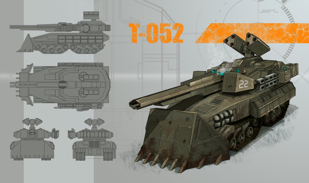 Сверхтяжёлый танк будущего Левиафан