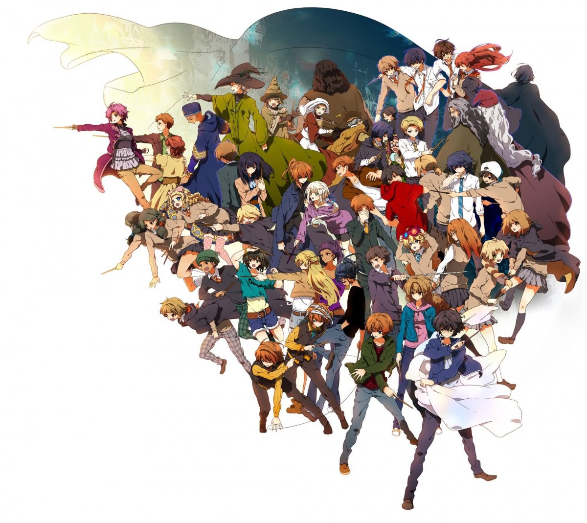 Герои Гарри Поттера в стиле аниме