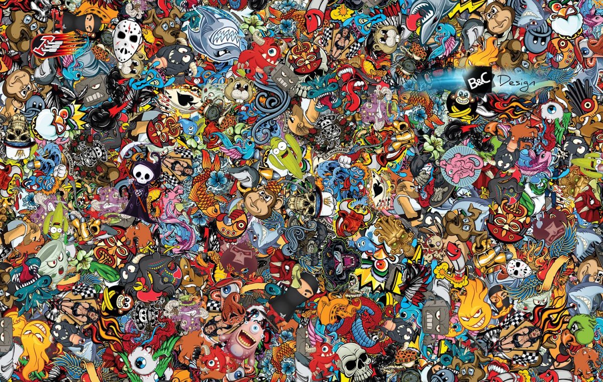 Картина с множеством персонажей