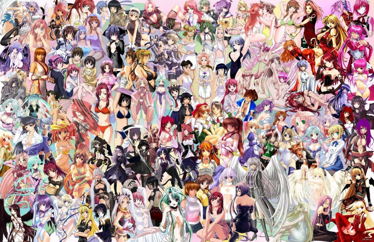 Много персонажей на одной картинке