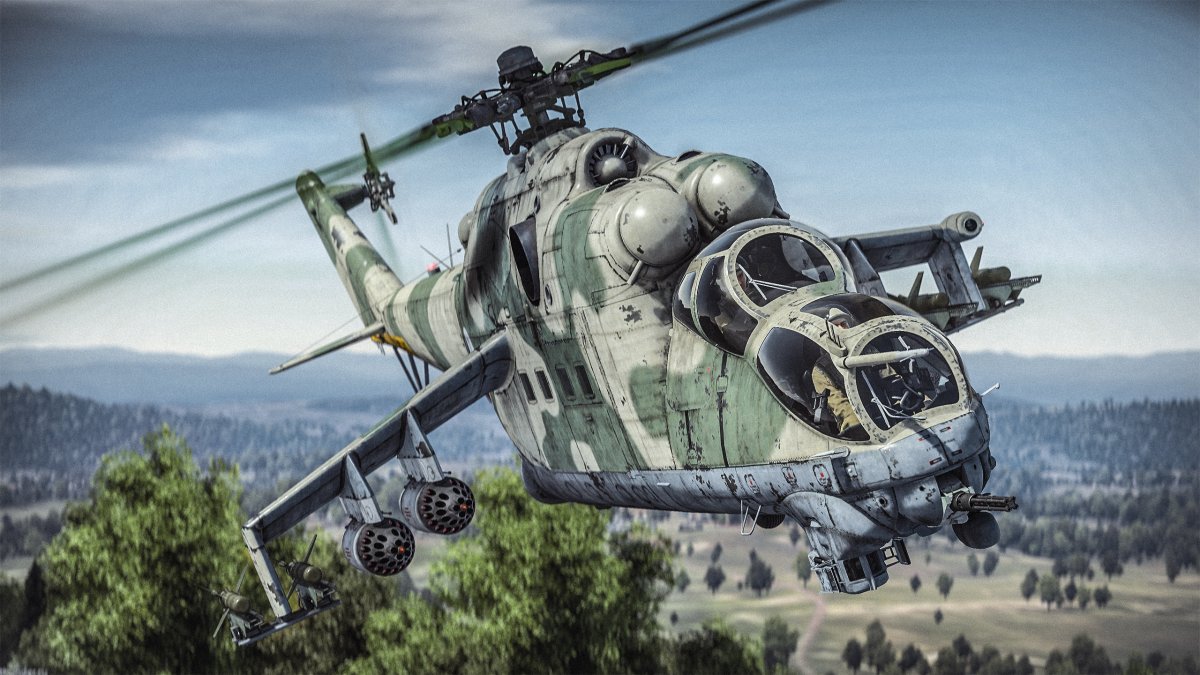 Ми-24 вертолёт War Thunder