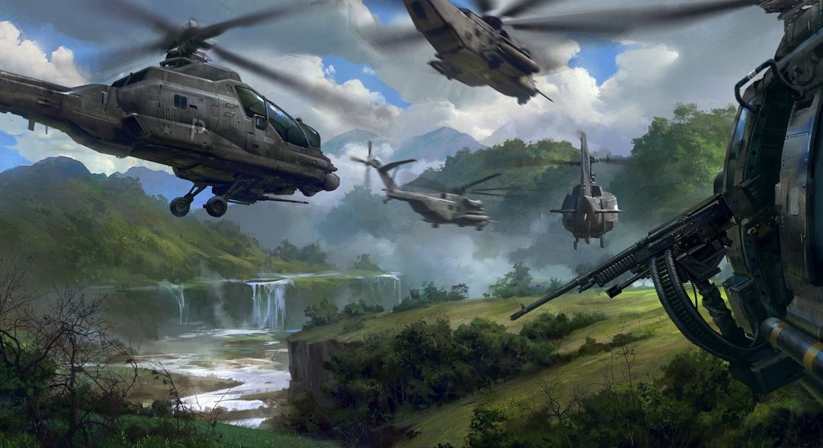 Вертолеты фэнтези
