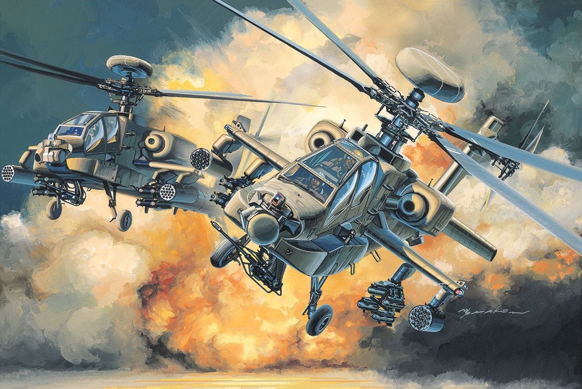 MCDONNELL Douglas Ah-64 Apache арт