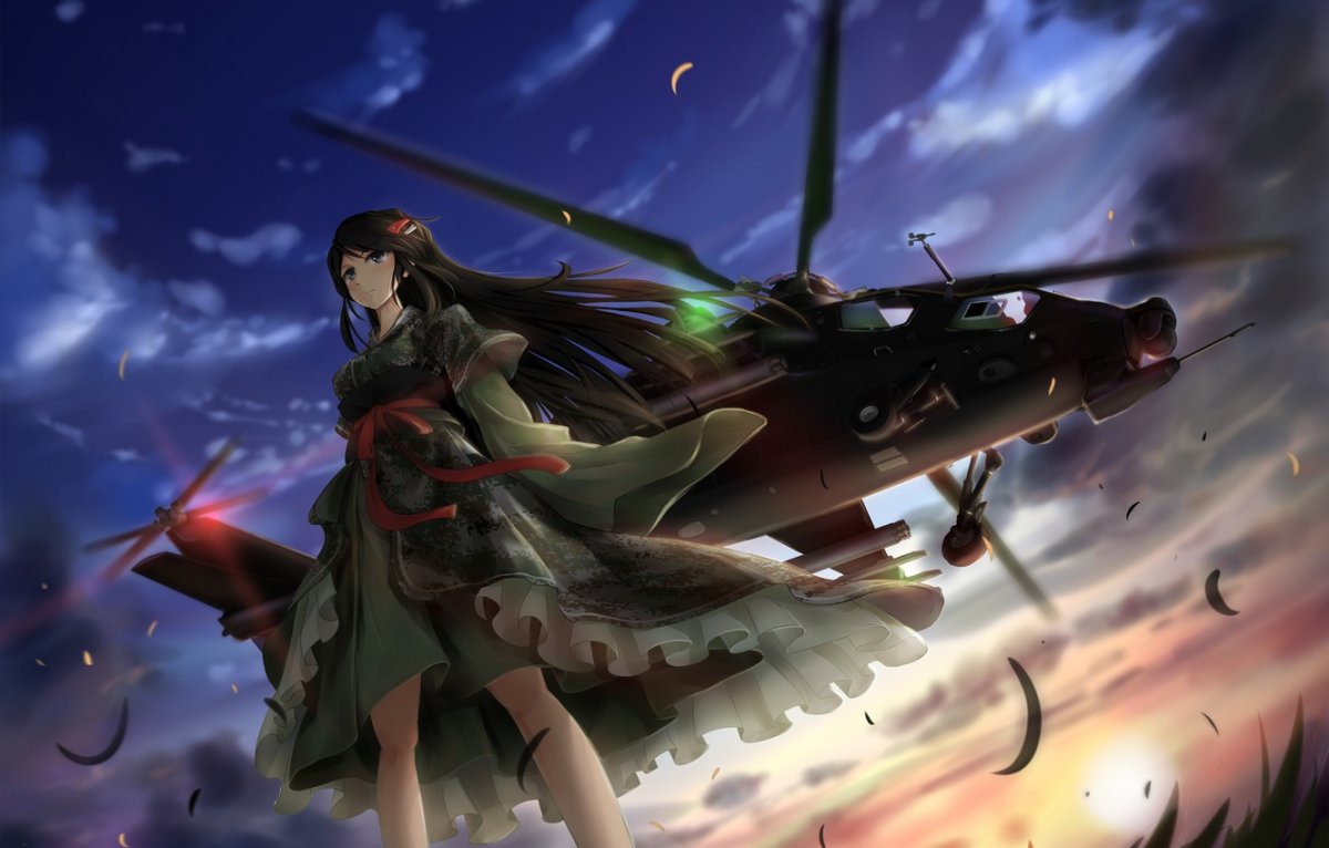 Аниме про девочку на войне