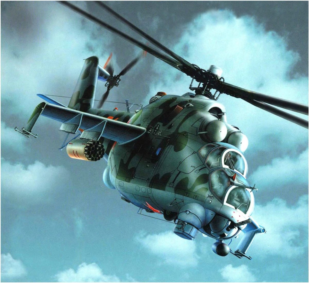 Вертолет "ми-24а"