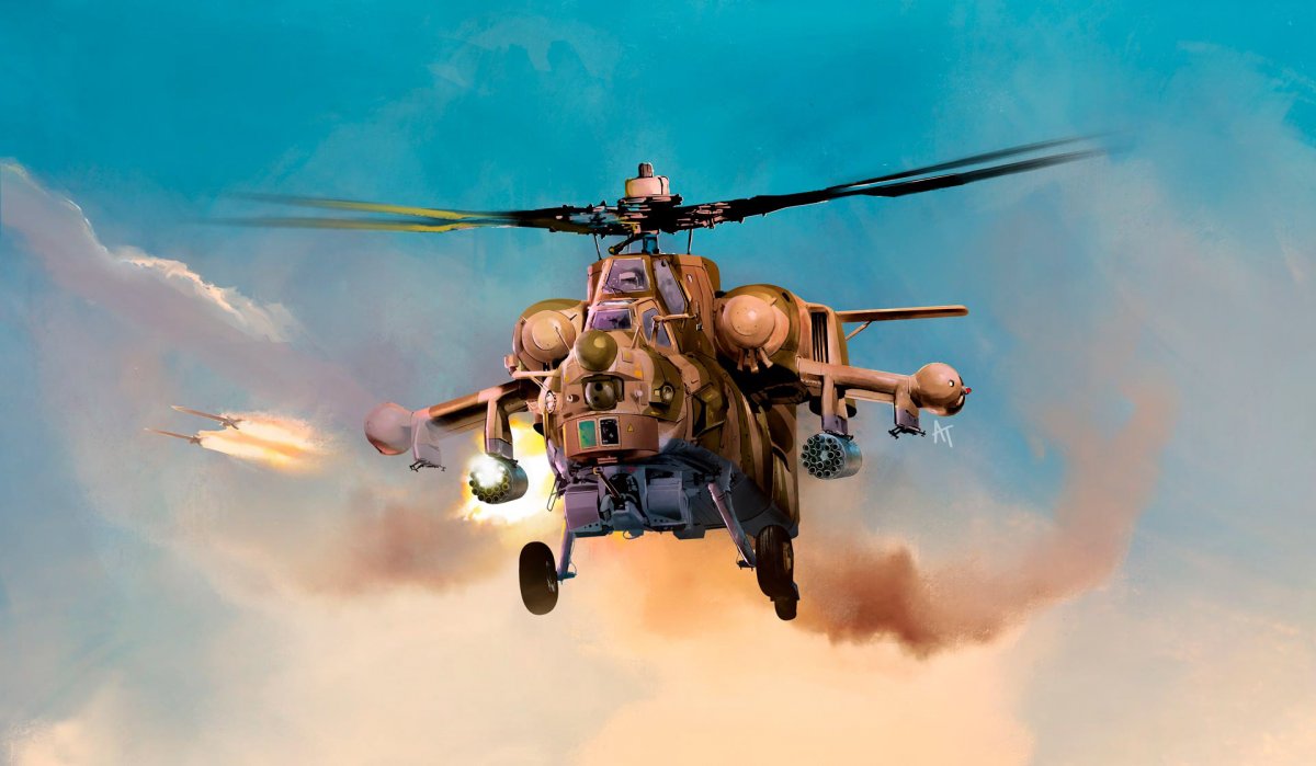 Ми-28 вертолет арт