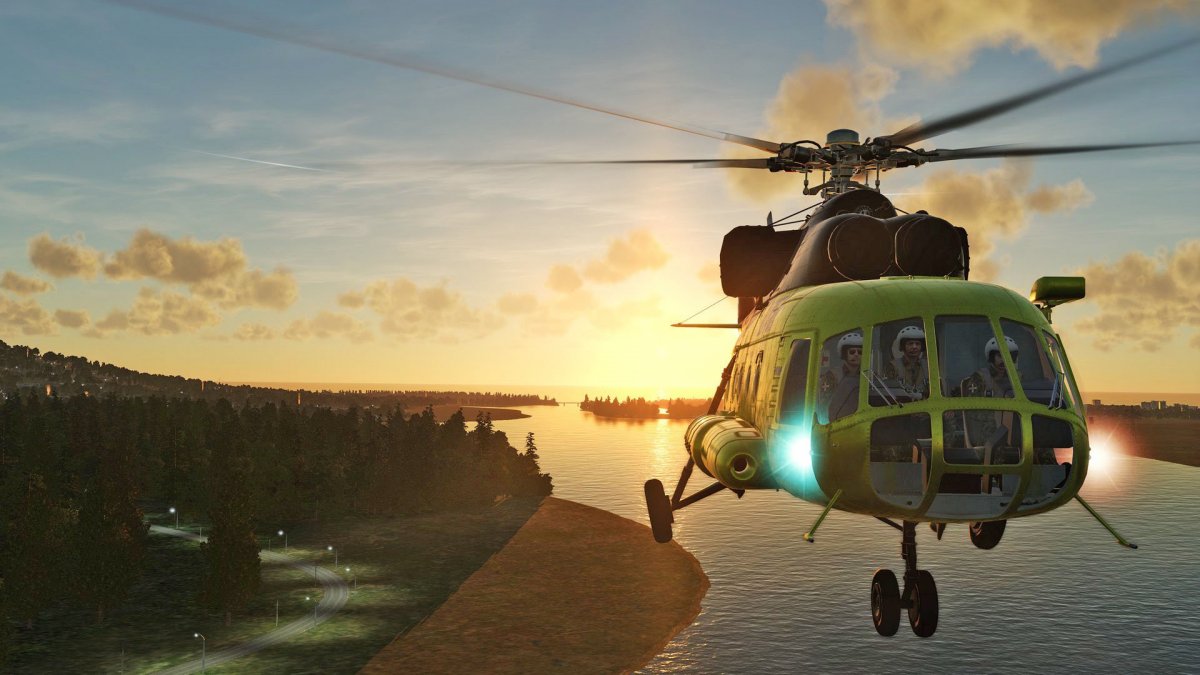 Обои вертолет ми 8