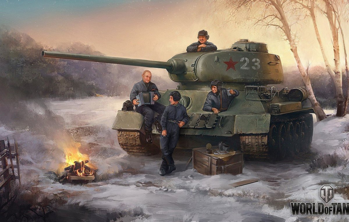Танк т34-85 в World of Tanks