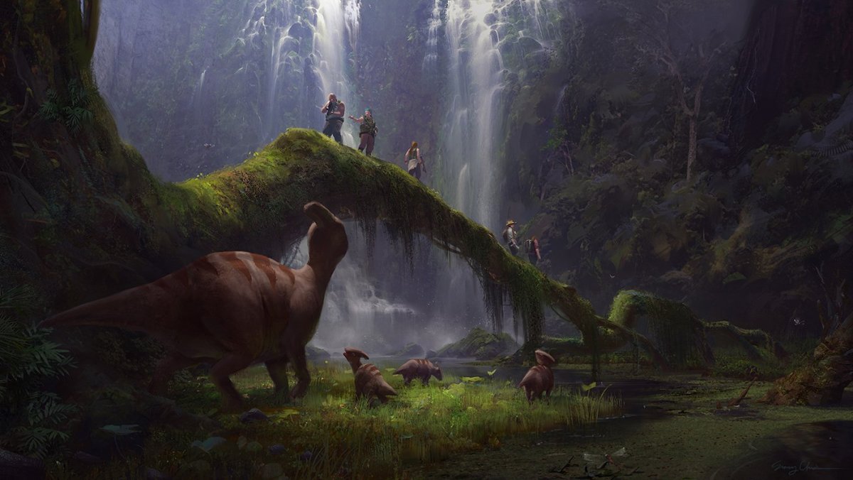 Лес парк Юрского периода