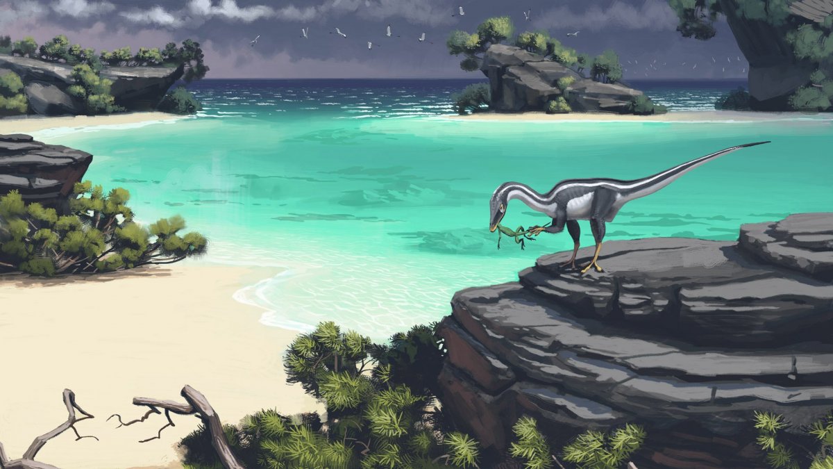 Simon Stalenhag динозавры