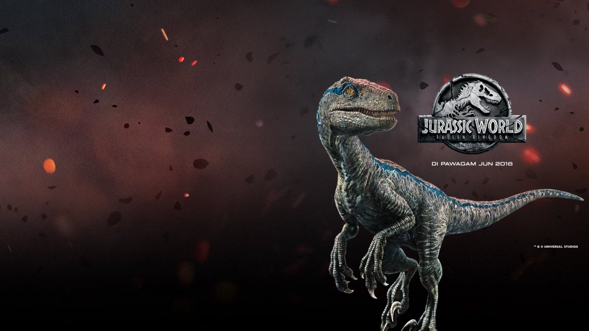 Велоцераптор Блю из мира Юрского периода 2