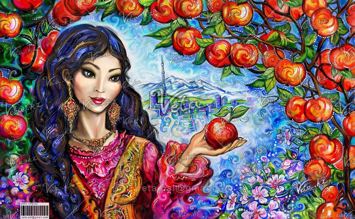 Казахский художник арт