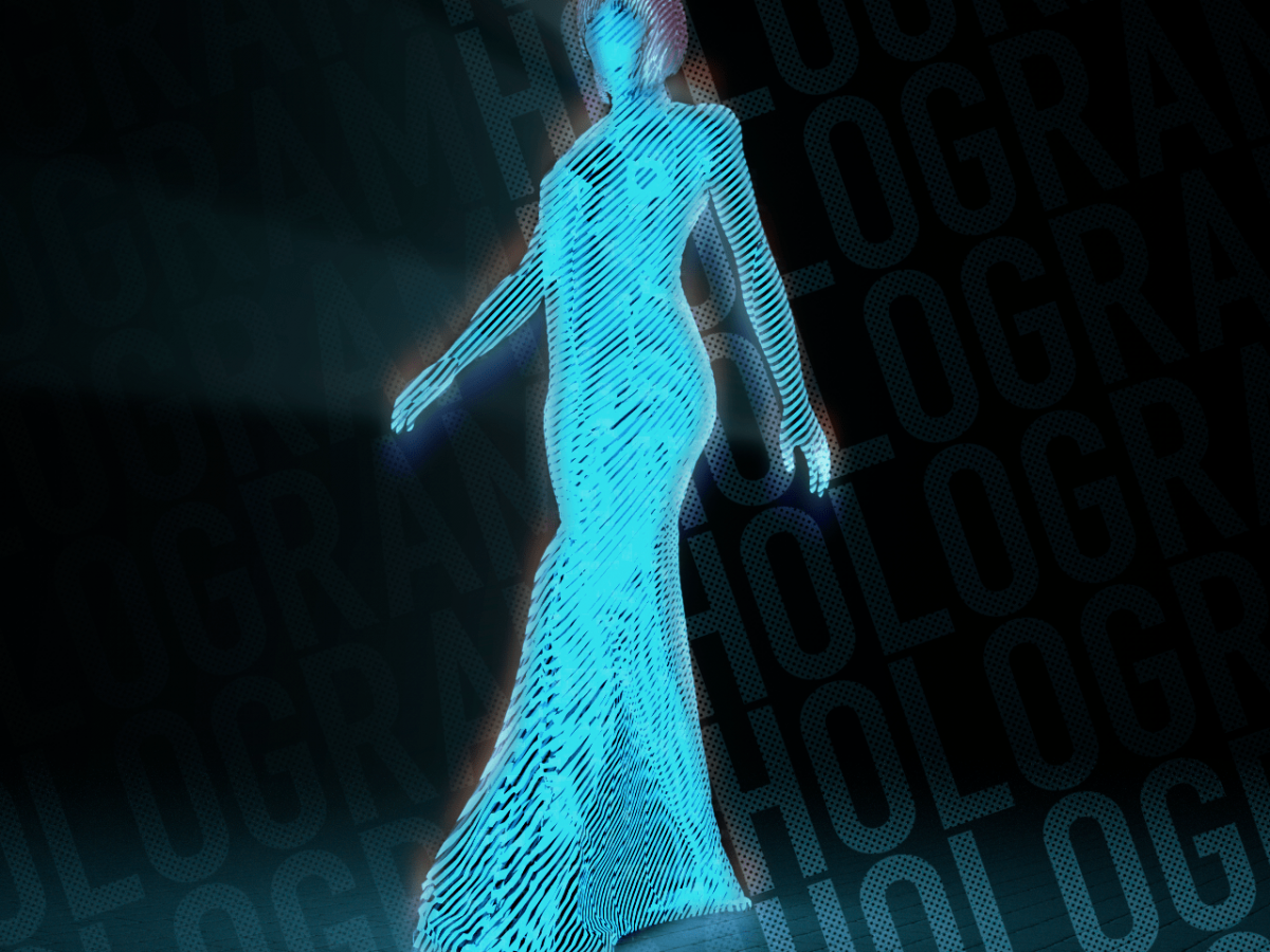 Голографическая девушка