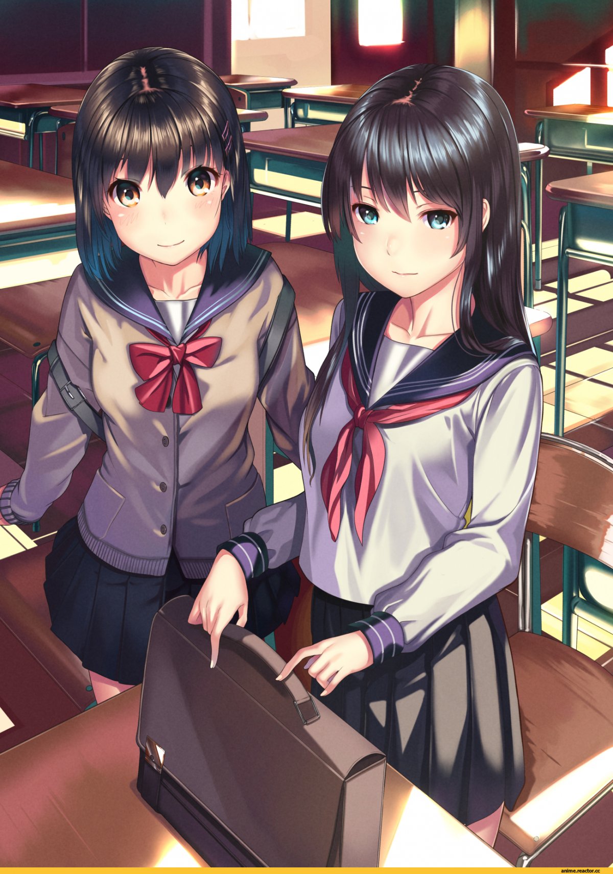 Аниме школьники