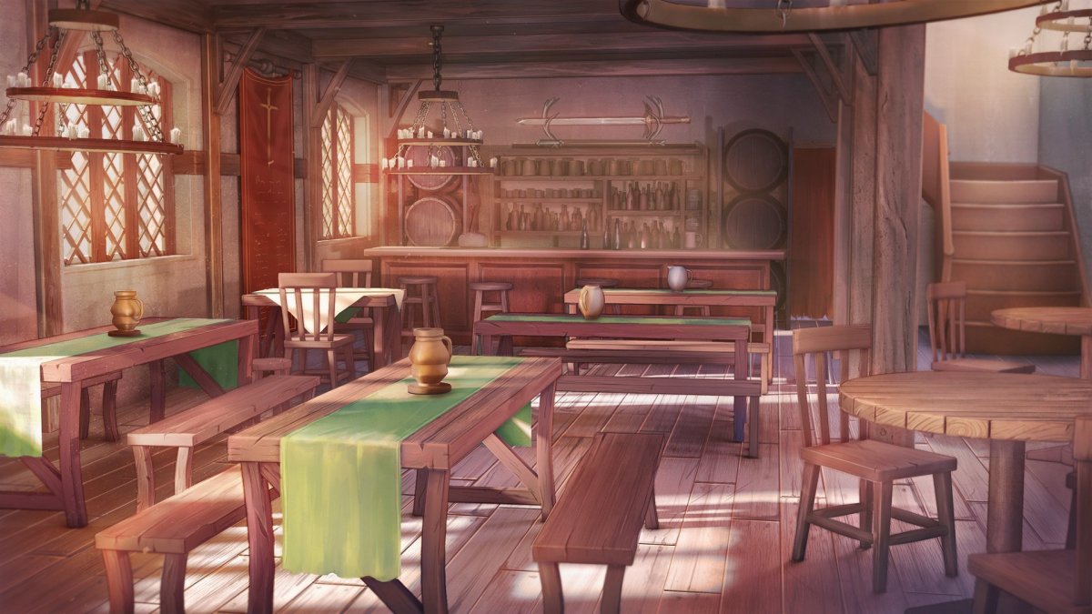 Сцена в таверне арт