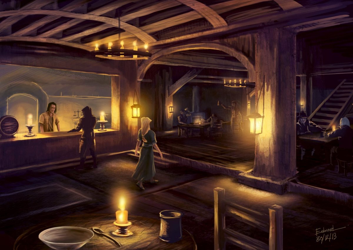 Таверна арт таверна фэнтези арт