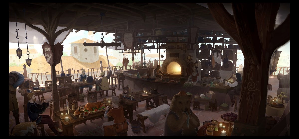 Ресторан концепт арт