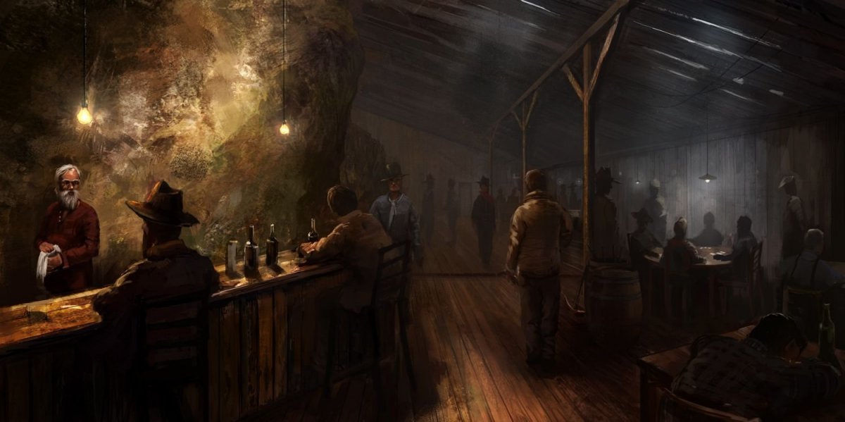 Пианист Салун дикий Запад