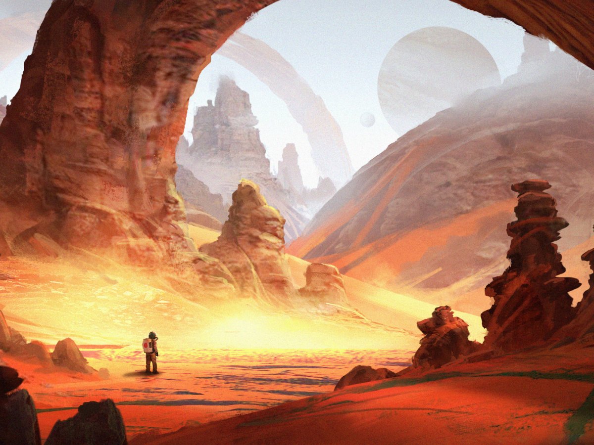 Пустыня фантастика арт