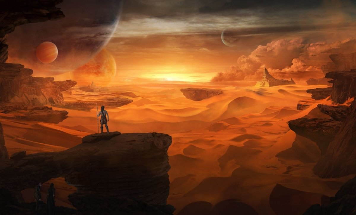Пустынная Планета Дюна арт