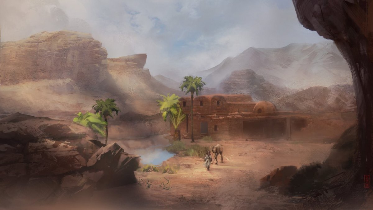 Египет Оазис арт