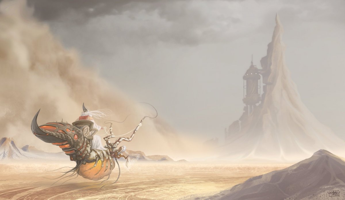 Дюна концепт арт пустыня