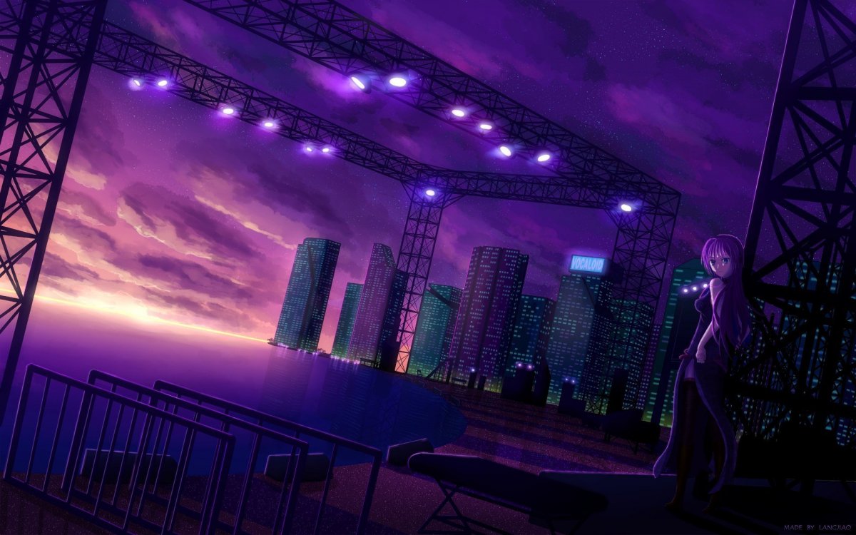 Фиолетовые арты