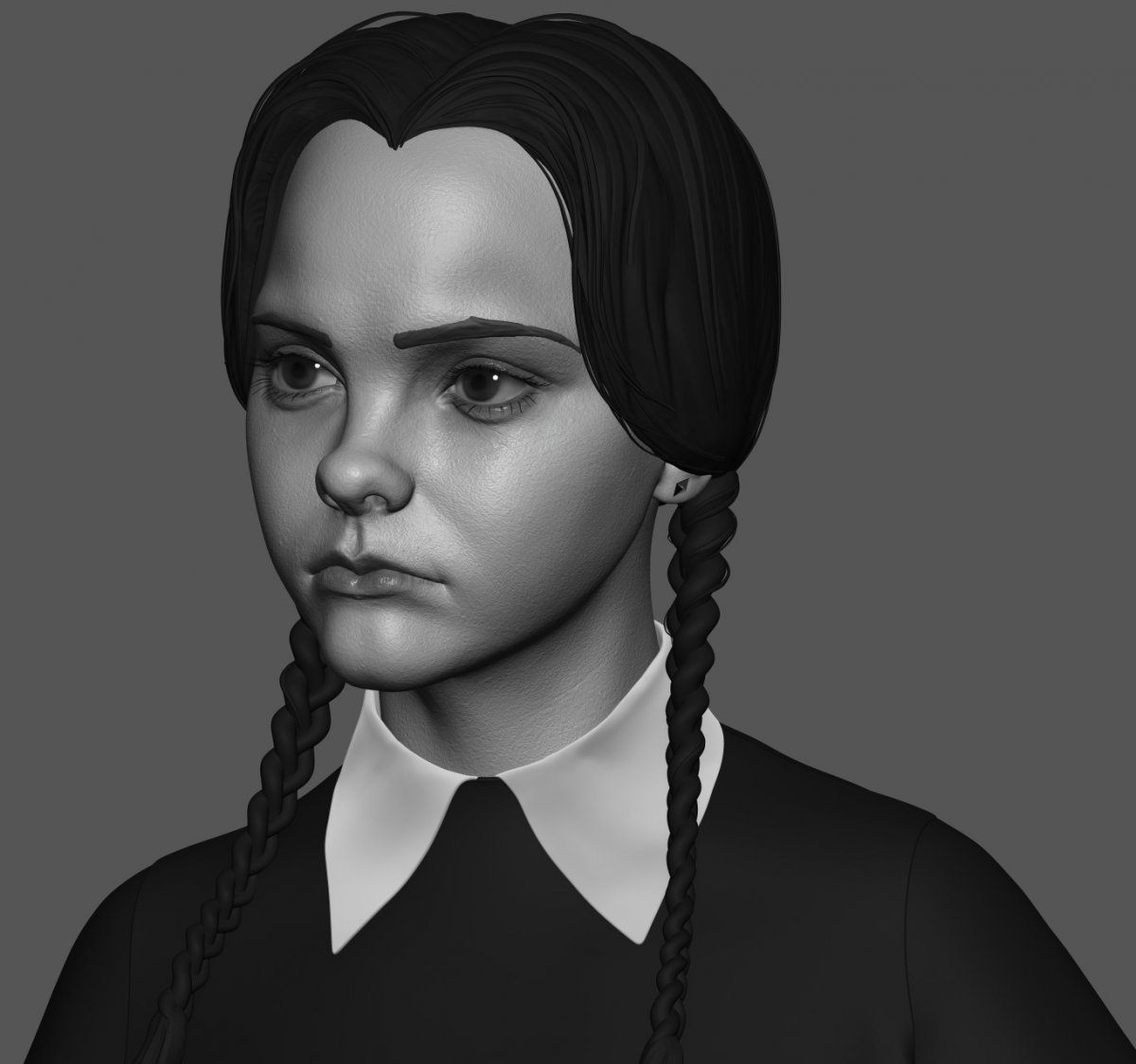 Уэнзди Аддамс арт 2019