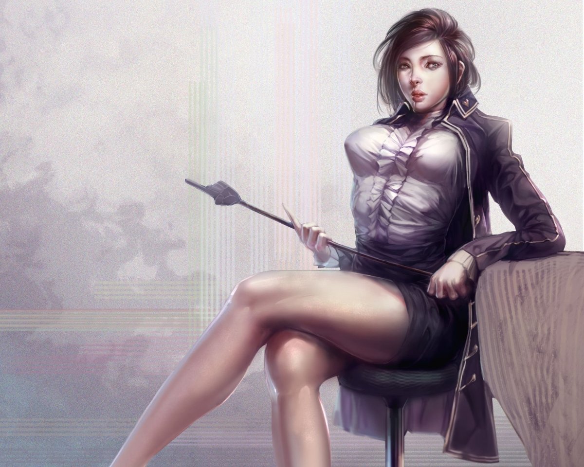 Девушка строгая фэнтези