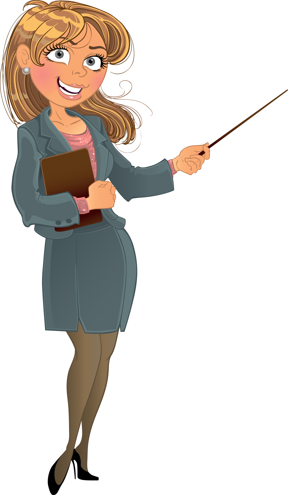 Учительница мультяшный