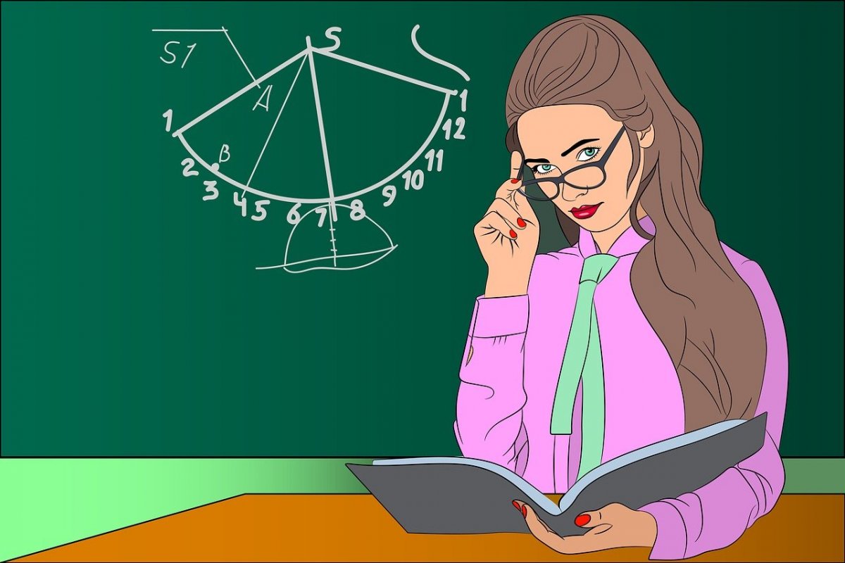 Девочка учитель