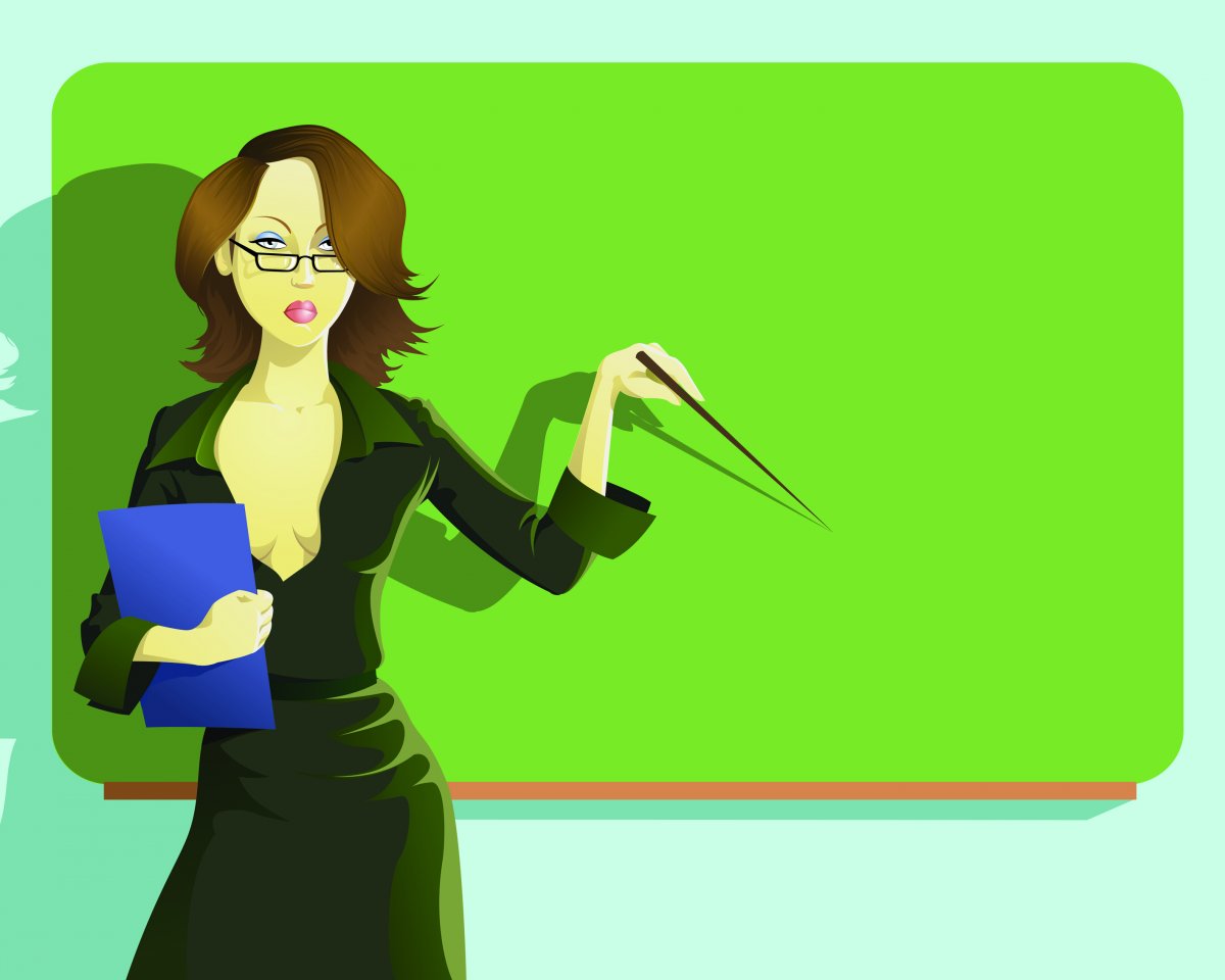 Учительница иллюстрация