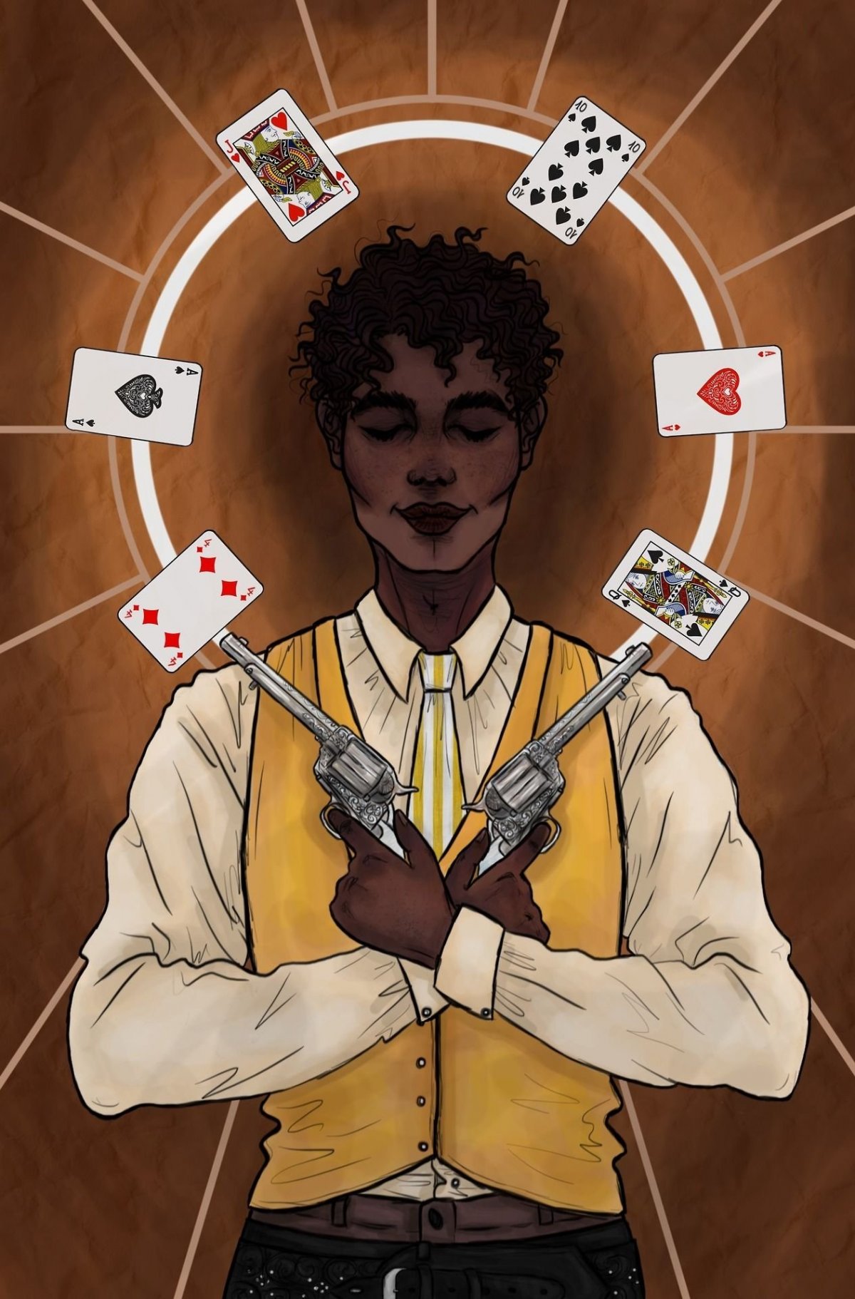 Карточный шулер арт