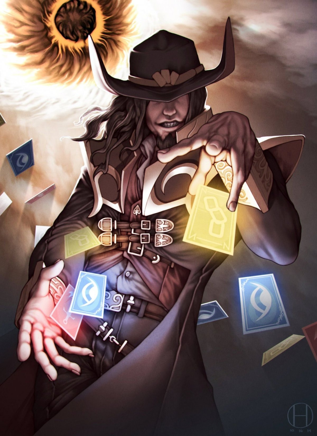 Злой фокусник на Хэллоуин