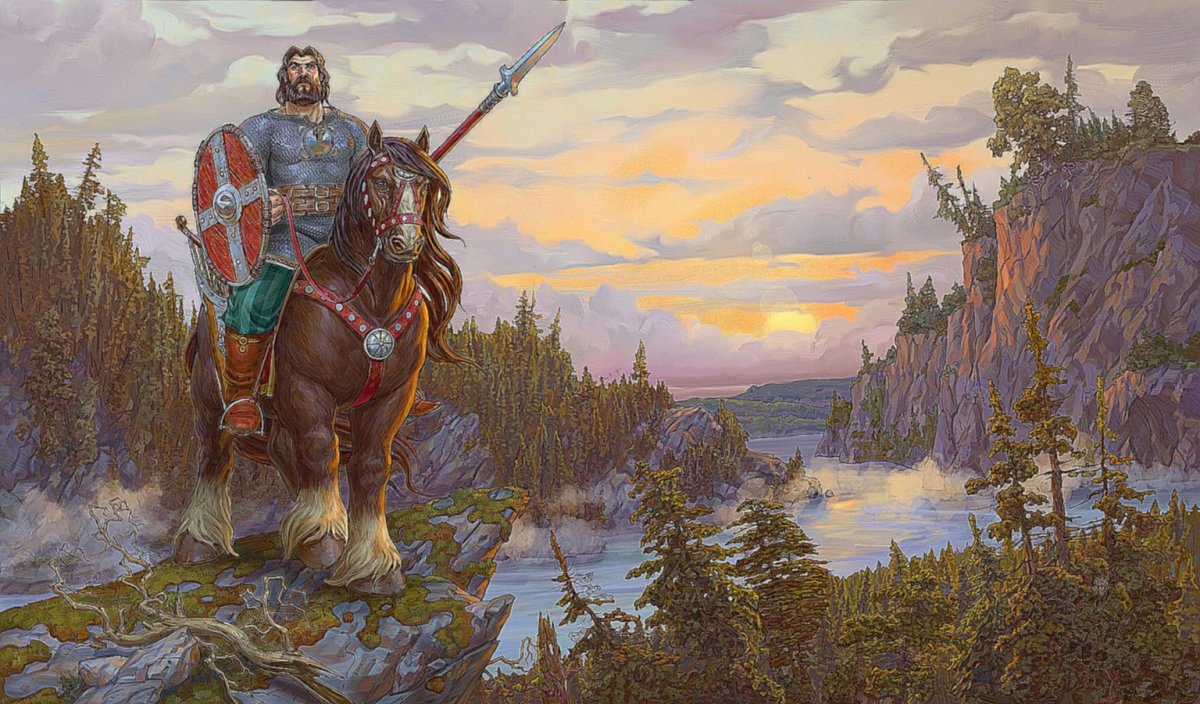 Былинный богатырь Илья Муромец