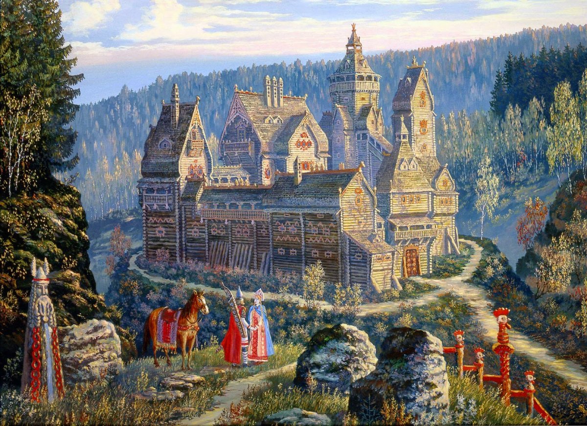 Всеволод Иванов картины Ведическая Русь