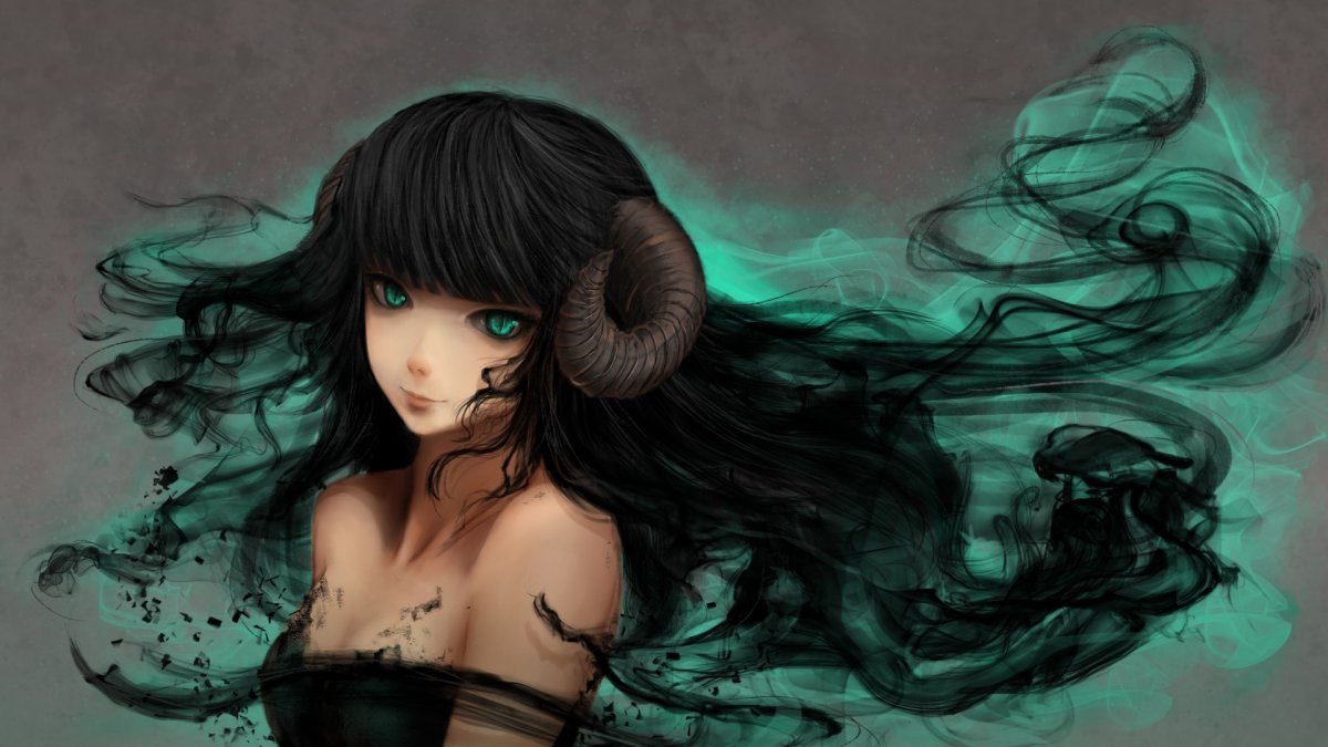 Демон с зелеными глазами